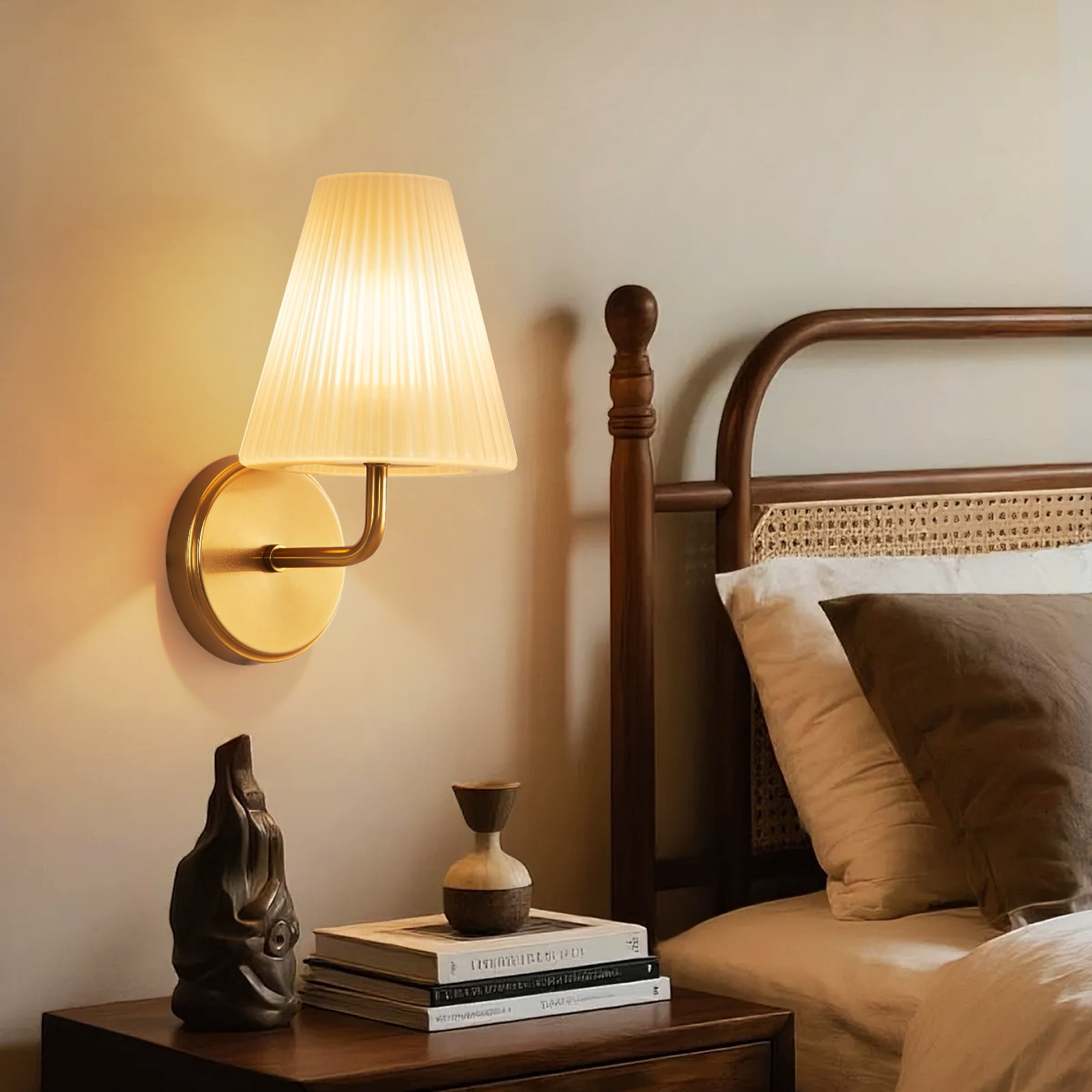 RRBEST Wall Sconce E12 Wall Light Indoor Lighting Fixture for Hallway Stairs Corridor