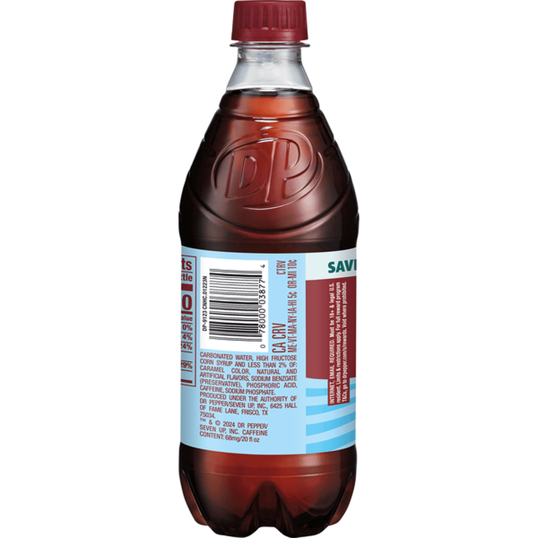 Dr. Pepper Soda Creamy Coconut Limited Edition 8 Pack, 20oz Bottles