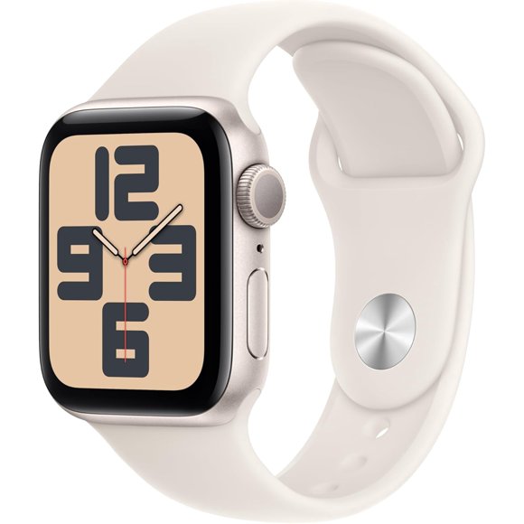 Open Box - Apple MXEF3LL/A Watch SE GPS (Gen 2), 40mm, Starlight Sport Band- Small/Medium