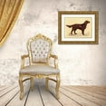 thumbnail image 3 of Collot, Andres 24x19 Gold Ornate Wood Framed with Double Matting Museum Art Print Titled - Hunting Dogs-Setter, 3 of 4