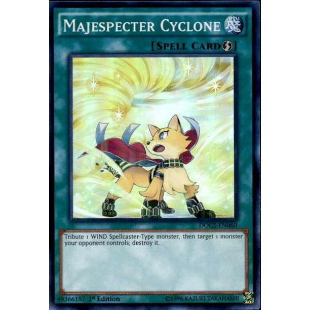 Yugioh Dimension Of Chaos Majespecter Cyclone Docs En060 Walmart Com Walmart Com