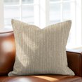 thumbnail image 5 of Throw Pillow Covers 18x18 Inch, Abstract Polka Dot Decorative Pillow Cases for Couch Sofa Bed, Geometric Dotted Stripes Rustic Beige Cotton Linen Square Home Decor Pillowcases with Hidden Zipper, 5 of 9