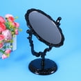 thumbnail image 4 of Tabletop Swivel Makeup Mirror Plastic Frame Embossed with Rose Vintage Dressing Mirror, 4 of 8
