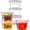 4 oz. - Clear, variant on 2 oz Jello Shot Cups with Lids [100 Count] Clear Disposable Plastic Portion Containers, Condiment Cups for Sauces, Dressings & Samples - Durable, Stackable, Leak-Resistant