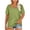Green #B, variant on Jewelreauty Plus Size Square Neck Tops for Women Casual Solid Short Sleeve Shirts Summer Tunic Blouses (XL, Black)