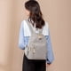 thumbnail image 4 of Mochila de tela Oxford para mujer, moderna, de moda, combinable, de gran capacidad, informal, para viaje, mochila escolar, mochila de lona, 4 of 5