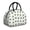 Alien Head White, variant on Alien and UFO Black Pattern Insulated Lunch Bag,Leakproof Large Capacity Lunch Box for Work,Picnic or Travel,11.4 X 6.7 X 8.3 Inches