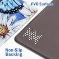 thumbnail image 4 of Butterfly Kitchen Rugs Set of 2 Kitchen Mats for Floor Farmhouse Anti Fatigue Mats for Kitchen Floor, Daisy Kitchen Rugs Non Slip Washable Standing Floor Mats, 18'''' x 30'''' + 18'''' x 48'''', Blue, 4 of 6