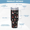thumbnail image 5 of Lsque Christmas Tree and Gold Socks Pattern 40 OZ Ice Bully Cup with Handle and Straw, Double Wall Stainless Steel Tumbler Travel Coffee Cup with Lid for Christmas Present, 5 of 8