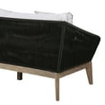 thumbnail image 6 of Athos Indoor Outdoor 3 Seater Sofa in Light Eucalyptus Wood with Charcoal Rope and Gray Cushions, 6 of 8