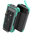 thumbnail image 1 of Banco de Energía Solar SOXONO 40000mAh con Carga Rápida PD 20W Verde, 1 of 9