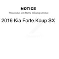 thumbnail image 2 of CMX Front Disc Brake Caliper Rotors and Ceramic Pads Kit for Car 2016 Kia Forte Koup SX KC8-100331C, 2 of 2