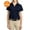 Dark Navy, variant on L527 Ladies Tech Pique Polo, Bright Royal, XS, Womens Tops