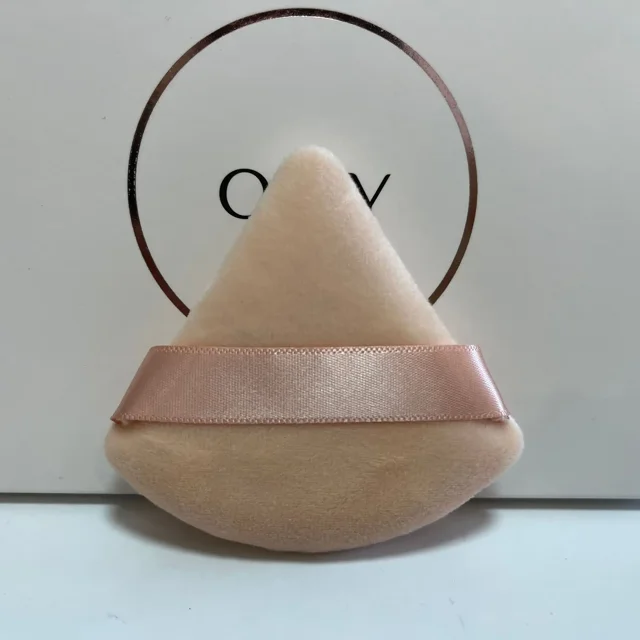 1 esponja de maquillaje suave triangular para maquillaje de rostro, contorno de ojos, sombra de ojos, cosmética, mini base de terciopelo lavable