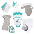 thumbnail image 2 of JumpOff Jo Newborn Layette Set (17 Pcs), Baby Essentials, Baby Shower Gifts, 0-3 Months - Blue Bears, 2 of 9