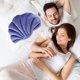 thumbnail image 5 of Almohada con forma de concha: algodón PP/lavable, temática marina/decorativa, para sofá/dormitorio/coche, 5 of 5