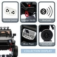thumbnail image 4 of Xuanlur 24V Ride On Car for Kids, 24V Kids Electric Vehicles w/ 400W Motor, Remote Control, USB, 4 Wheel Suspension, Bluetooth, Power Display, Battery Powered Ride on Toys for Boys Girls (Black), 4 of 7