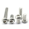 thumbnail image 2 of (2pcs) 316 Stainless Steel Half Round Head Hexagon Socket Head Screw M5x55mm (length not including head)., 2 of 5
