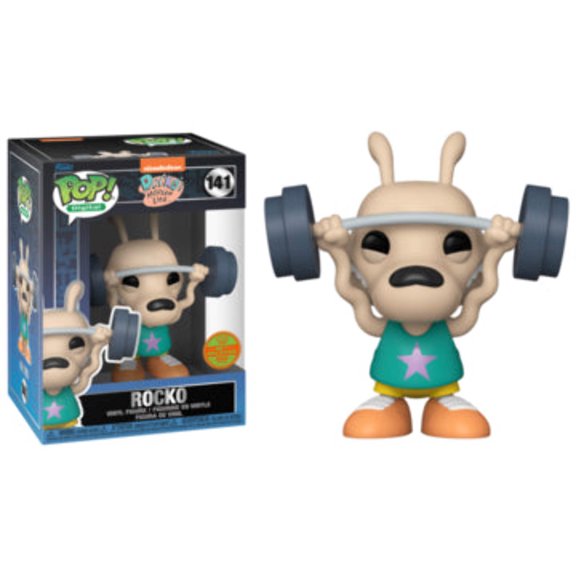 Collectible Funko POP! Digital: Rocko's Modern Life - Ed Big Head (NFT Release)(999 PCS)(Damaged Box) #141