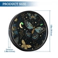 thumbnail image 3 of Indoor 12' Voice-Activated Luminous Decoration Wall Clock With LED Night Light Butterflies Moon and Stars, 3 of 8