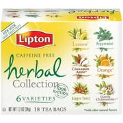 Lipton Herbal Tea Collection Caffeine Free Beverage, 1.2 oz