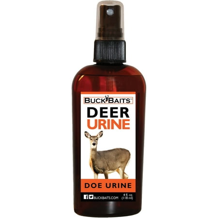 Buck Baits Doe Deer Urine Lure ATA Approved 4 oz. (Best Way To Bait Deer)
