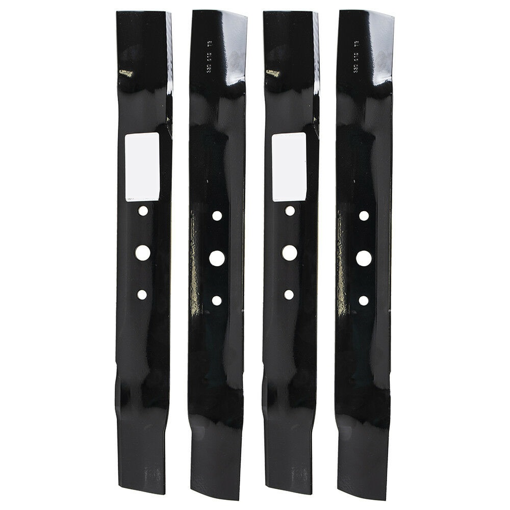 Four (4) Mower Blades Fits John Deere Replaces GX20249, GX20433 w/42" Decks