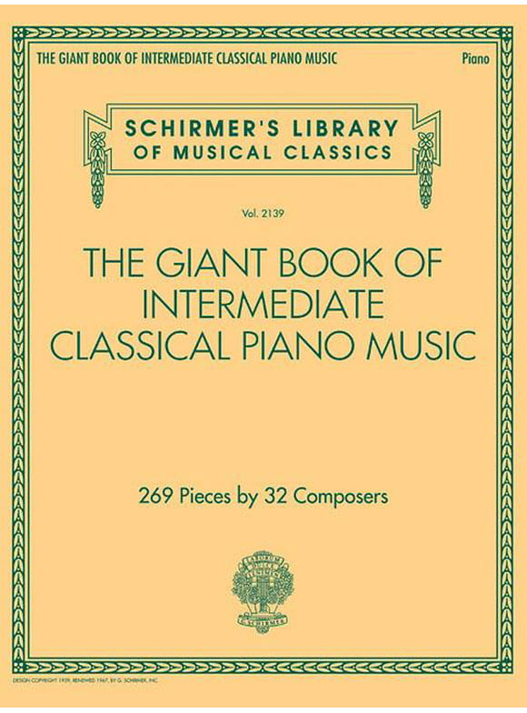 The Giant Book of Intermediate Classical Piano Music, (Paperback)