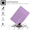 thumbnail image 2 of Case for iPad 10 2022, Allytech for iPad 10.9" 10th Gen, Slim Premium PU Leather Anti-Shock Drop Proof Non-Slip Stand Wallet Case with Card Holder for iPad 10th Generation 10.9 inch 2022, Purple, 2 of 6