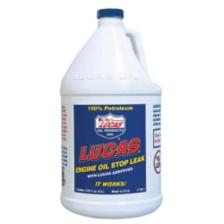 Lucas Oil 10279 Engine Oil Additives, Engine Oil Stop Leak, Gallon Size