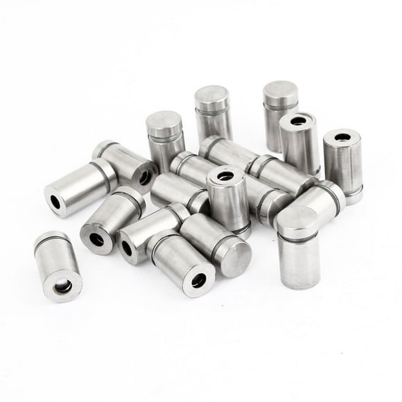 uxcell a14031200ux0714 20 Pcs 12 mm x 22 mm Stainless Steel Glass Standoff Hardware (Pack of 20)