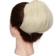 thumbnail image 2 of Chouchou Classique à Clipser en Forme de Beignet, Extension de Cheveux avec Cordon de Serrage, 2 of 6