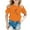 Orange, variant on XEGLSBU T Shirts for Girls 12-14 Kid Girls Cute Graphic Round Neck Short Sleeve Tee Summer Casual T Shirt Blue Size 3-4 Years