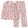 thumbnail image 5 of Purcolt Pajamas for Women Set Long Sleeve Button Down Sleepwear Soft Pjs Sets 2 Piece Lounge Sets with Pocket, 5 of 5
