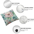 thumbnail image 4 of Acheng Cactus Succulent Plants Pillow Covers Watercolor Flower with Leaves Cushion Cover Home Decorative Pillow Case for Sofa Bed Decor,2 Pcs (Succulent Plants) White, 4 of 6