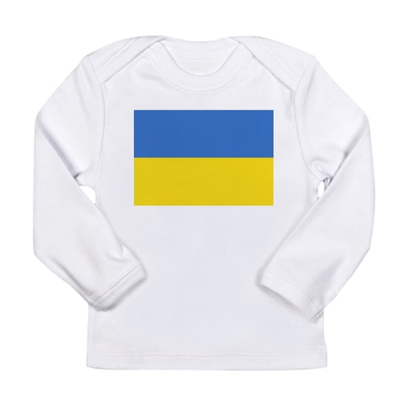 CafePress - Ukraine Flag Long Sleeve T Shirt - Long Sleeve Infant T-Shirt