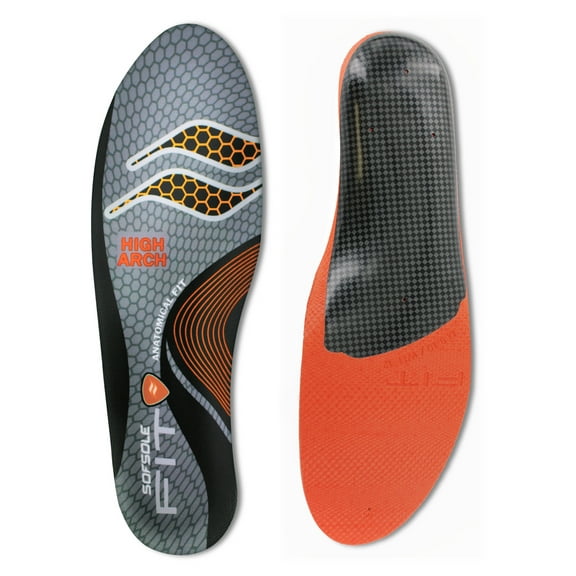SofSole Sof Sole FIT Unisex Full-Length Foam Shoe Insert, Men's 13-14, High Arch