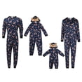 thumbnail image 3 of Viworld Family Matching Onesie Pajamas Christmas One Piece Fleece PJS Jumpsuit Kids and Adults Hoodie Zipper Sleepwear, 3 of 6