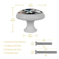 thumbnail image 5 of Raccoon Fluorescent Drawer Pulls with Screws, Round 4-Pack, Glow-in-the-Dark Knobs - Suitable for Cabinets, Wardrobes, Dressers, 5 of 6