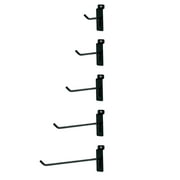 25 Slatwall Hooks - 5 slatwall hooks each - 2", 4" , 6", 8",10"