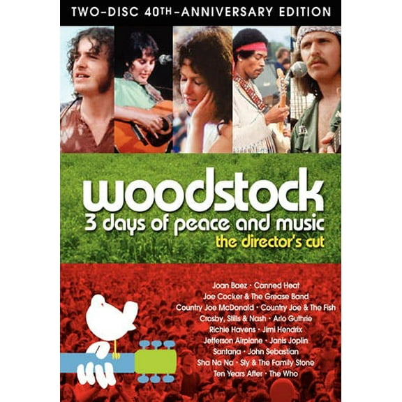 Woodstock: Three Days of Peace & Music (DVD) (DVD Anniversary Edition) [1970]