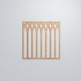 thumbnail image 5 of Ekena Millwork 23 3/8"W x 23 3/8"H x 1/4"T Large Cedar Park Decorative Fretwork Wood Wall Panels, Cherry, 5 of 13