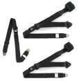 thumbnail image 1 of Ford Bronco 1978-1979 Standard 3 Points Noir Rétractable Ceinture de Banquette Kit - 3 Ceintures, 1 of 1