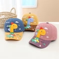 thumbnail image 4 of WIBACKER 2-5T Toddler Kids Cute 3D Dinosaur Baseball Cap Autumn Winter Corduroy Hat Outdoor Warm Casual Bonnet, 4 of 8