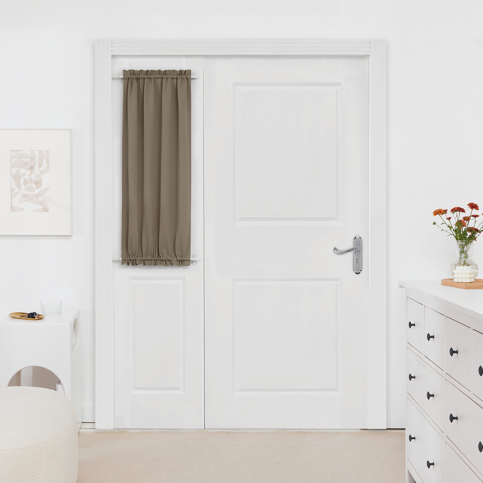 Deconovo French Door Curtains, Room Darkening & Thermal Insulated