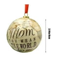 thumbnail image 3 of Decoración navideña para mamá y papá, regalo de año nuevo para los abuelos, adornos "Eres mi mundo", adornos colgantes para el árbol de Navidad, recuerdos navideños, recuerdos navideños, bolas decorat, 3 of 8