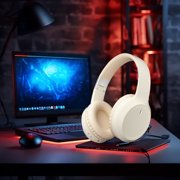 xjwjuw Bluetooth Headphones Wireless, Noise-Cancelling Stereo Sound, HiFi Foldable Over-Ear Headset, Bluetooth 5.4, HD Call, Music Playback, Comfortable for Travel and Gaming