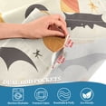 thumbnail image 5 of Yayeee Kitchen Curtains Tier Set of 2 Light Filtering 57"x24" Over Sink Window Panels, Halloween Cute Pumpkins, 5 of 7