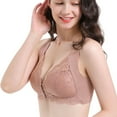 thumbnail image 4 of hoksml Womens Bras no Underwire Full Support,Woman's Comfortable Lace Breathable Bra Underwear No Rims, 4 of 5