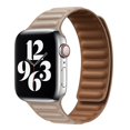 thumbnail image 1 of Correa de eslabones de cuero para Apple Watch Band 44 mm 40 mm 45 mm 41 mm 38 mm 42 mm Pulsera de bucle magnético original para iWatch Serie 3 5 4 6 SE 7 Correas de reloj Sincero  Hogar, 1 of 7